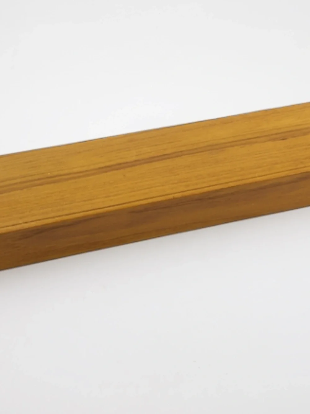Vintage Teak Wood French Baguette Bread Slicer Cutting Board Tray